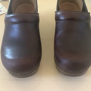 Dansko Brown Leather Slip-On Loafers Comfort